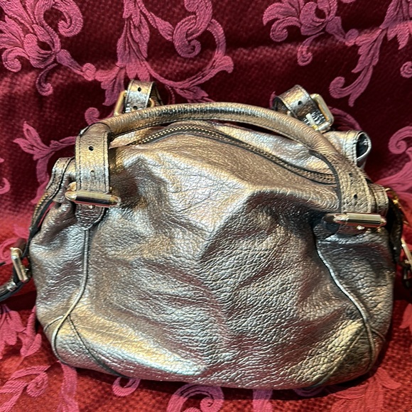 Large Pewter/metallic Burberry handbag - Picture 8 of 16